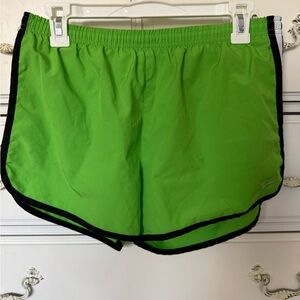 Nike Neon Green Running Shorts